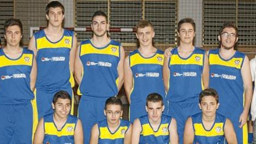 Los jugadores del Júnior Masculino del CD Monte-Sion