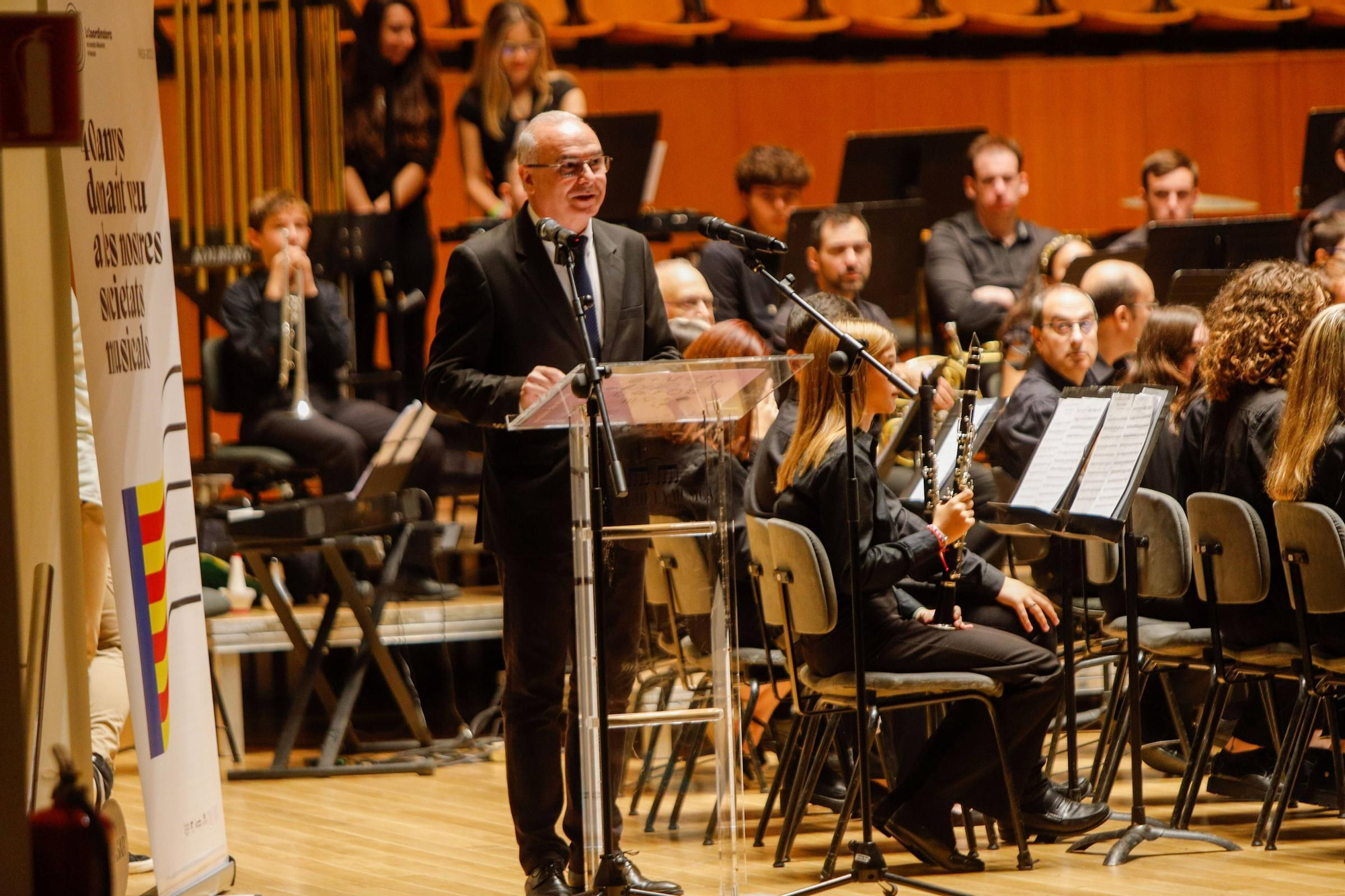 La Coordinadora de Sociedades Musicales celebra su 40 aniversario en el Palau de la Música