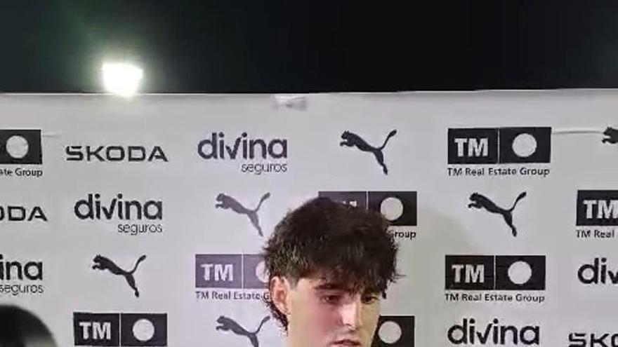 Declaraciones de Javi Guerra tras el Valencia-Hércules