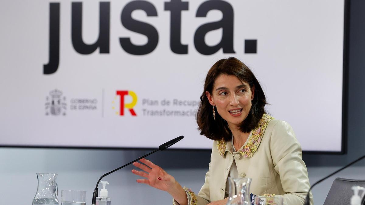 La ministra de Justicia Pilar Llop.