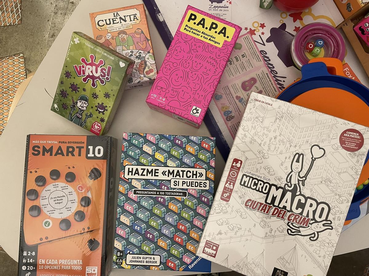 Recull dels jocs més destacats i venuts a la botiga Zeppelin de Girona, segons explica Jordi Llapart