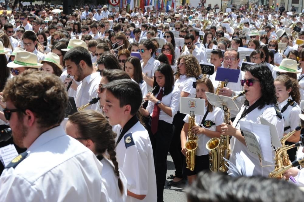 Encuentro de bandas de música en Martínez Tornel