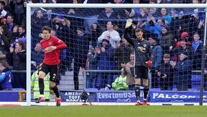 De Gea se disculpa por el error cometido ante el Everton.