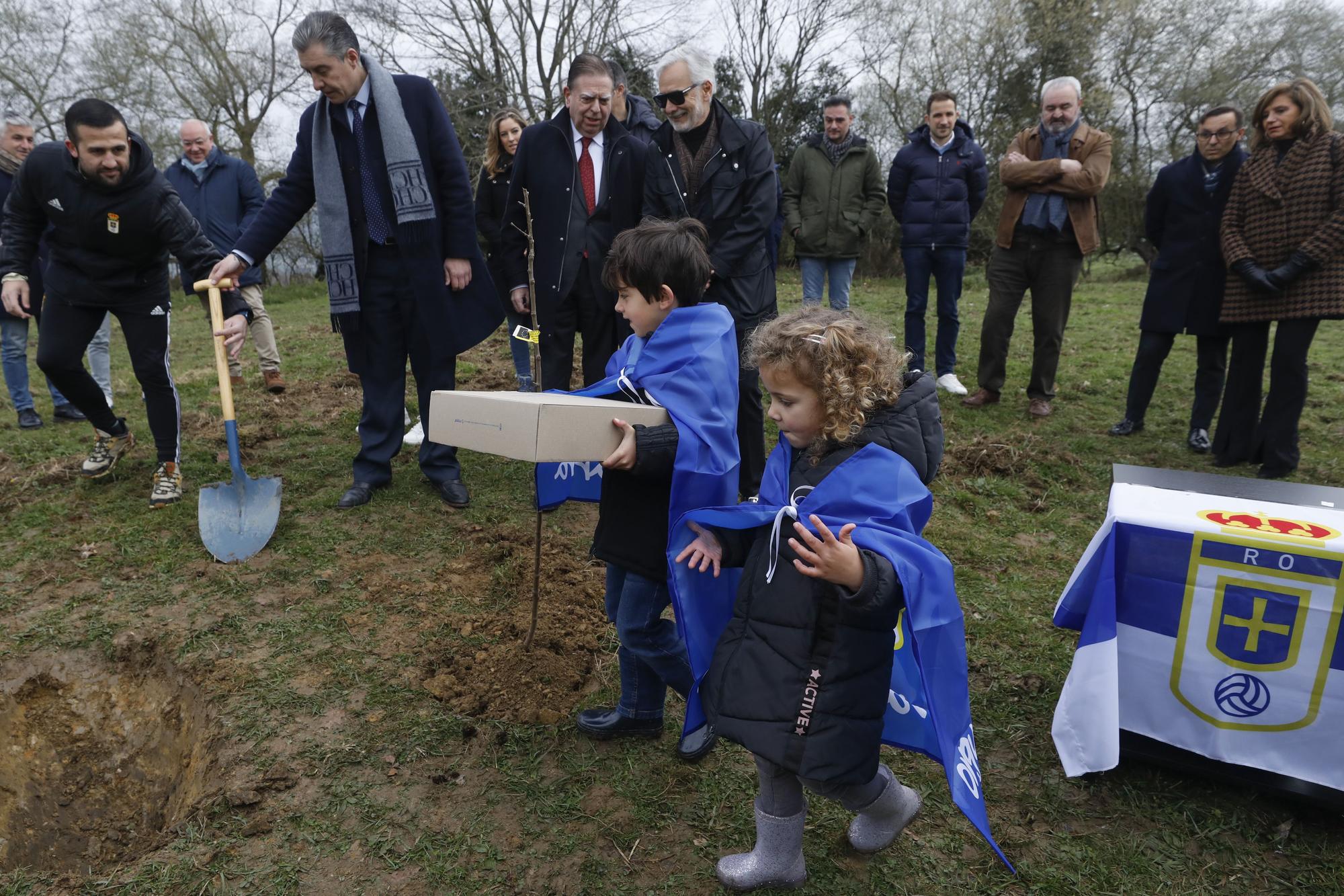 EN IMÁGENES: Así fue la presentación de la nueva ciudad deportiva del Oviedo