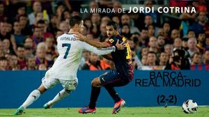 Així ha vist el nostre fotògraf Jordi Cotrina el partit entre el Barça i el Madrid al Camp Nou.