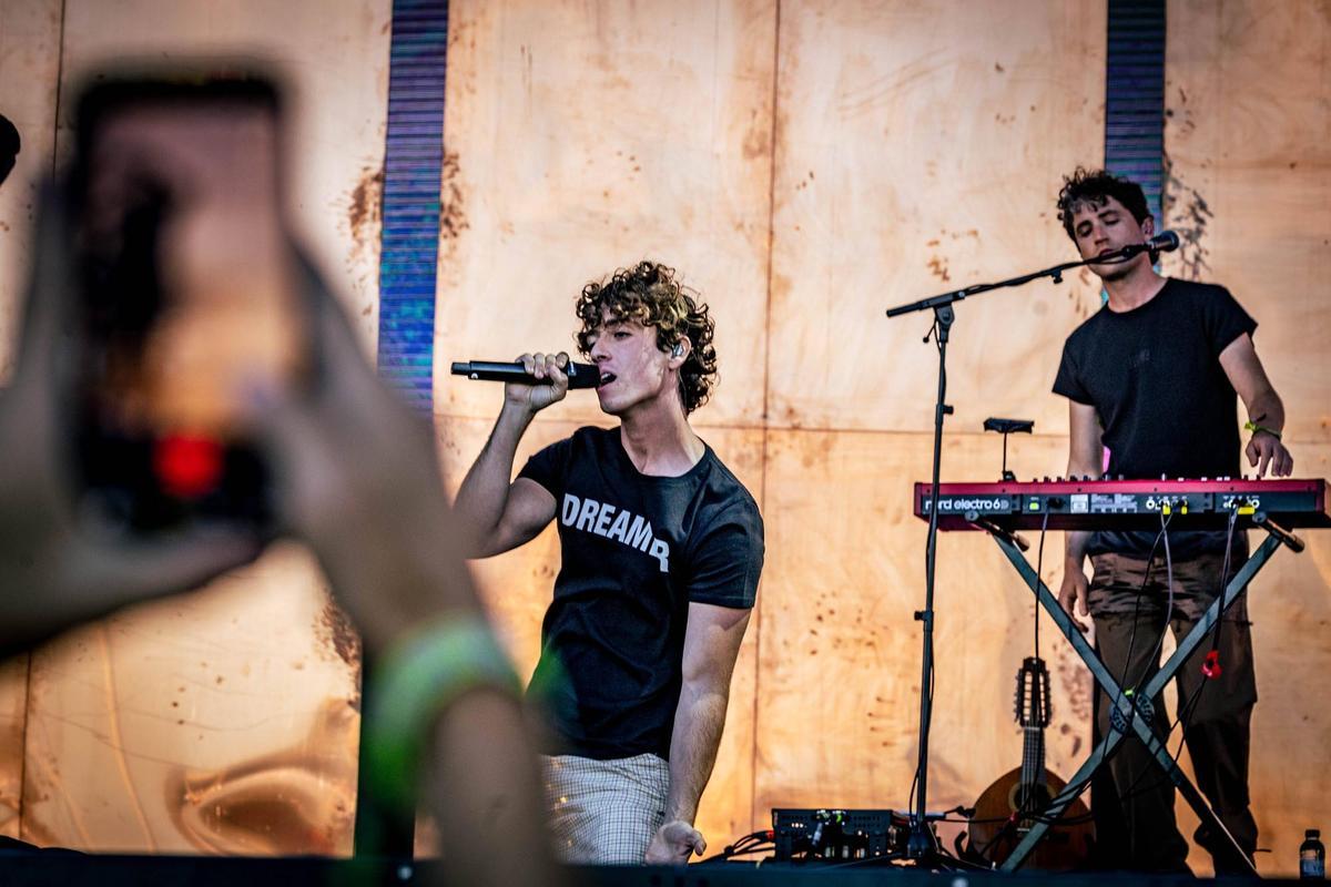 Guitarricadelafuente durante su actuación en la jornada inaugural del Primavera Sound.