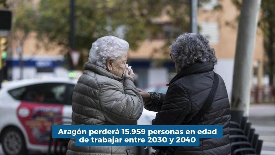 Aragón perderá 16.000 personas en edad laboral entre 2030 y 2040