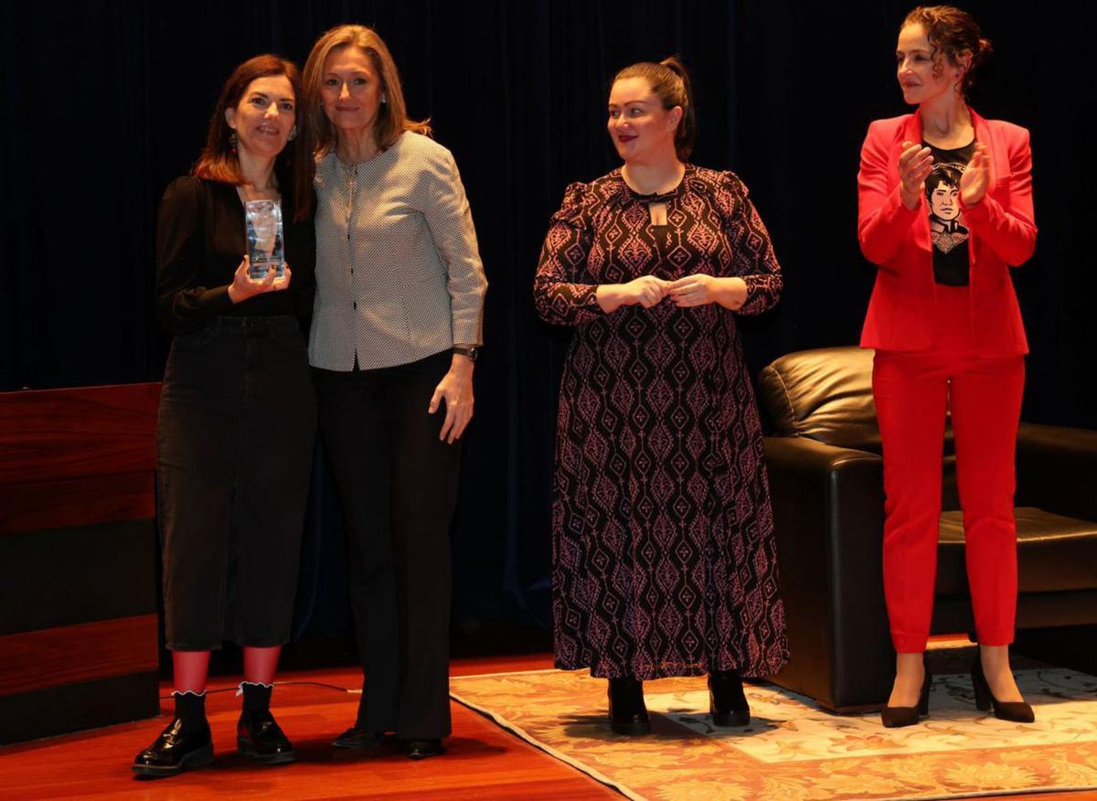 Ledicia Costas, Luisa Sánchez, 
Alba Chao e Sonia Garrido. |  J. Lores