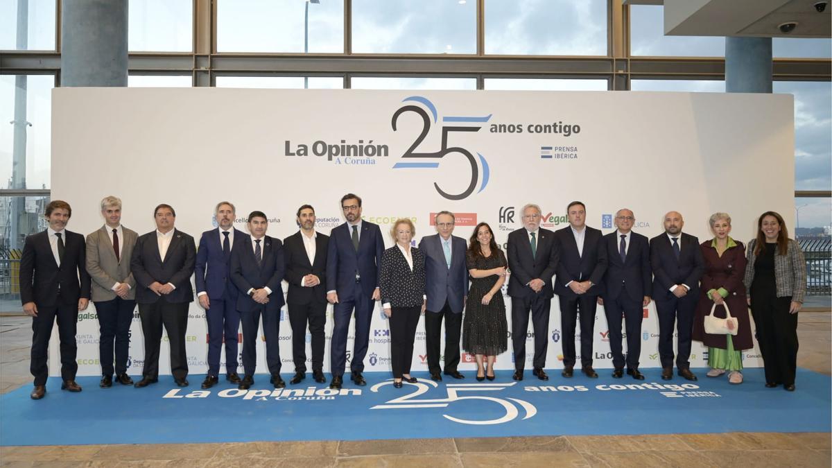 Acto por los 25 años de LA OPINIÓN A CORUÑA