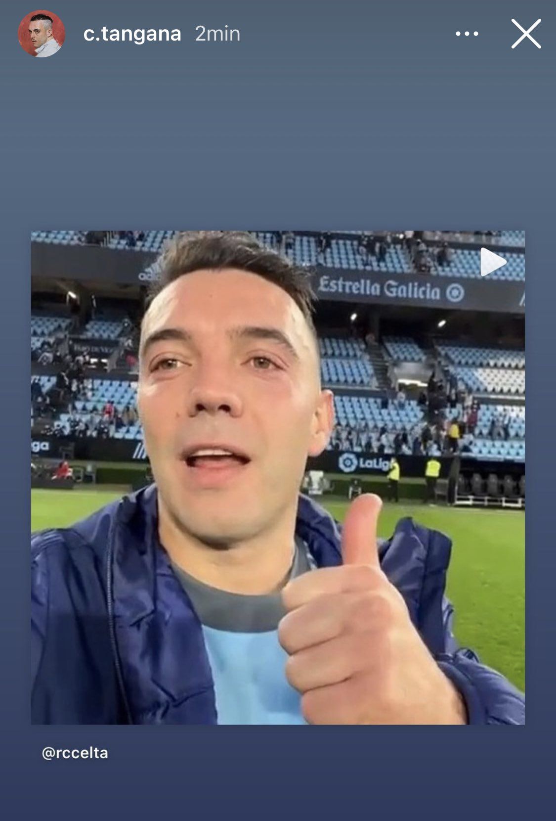 C.Tangana se rinde a Iago Aspas