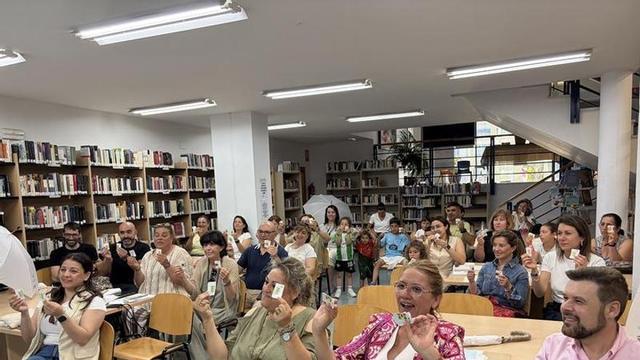 Acto de apertura 'Nubeteca' en Talavera la Real.