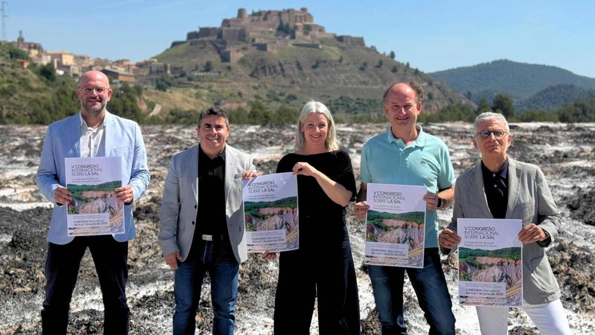 D’esquerra dreta: Francesc Ponsa, Eduard Mata, Lluïsa Aliste, David Gaspar i Andreu Galera