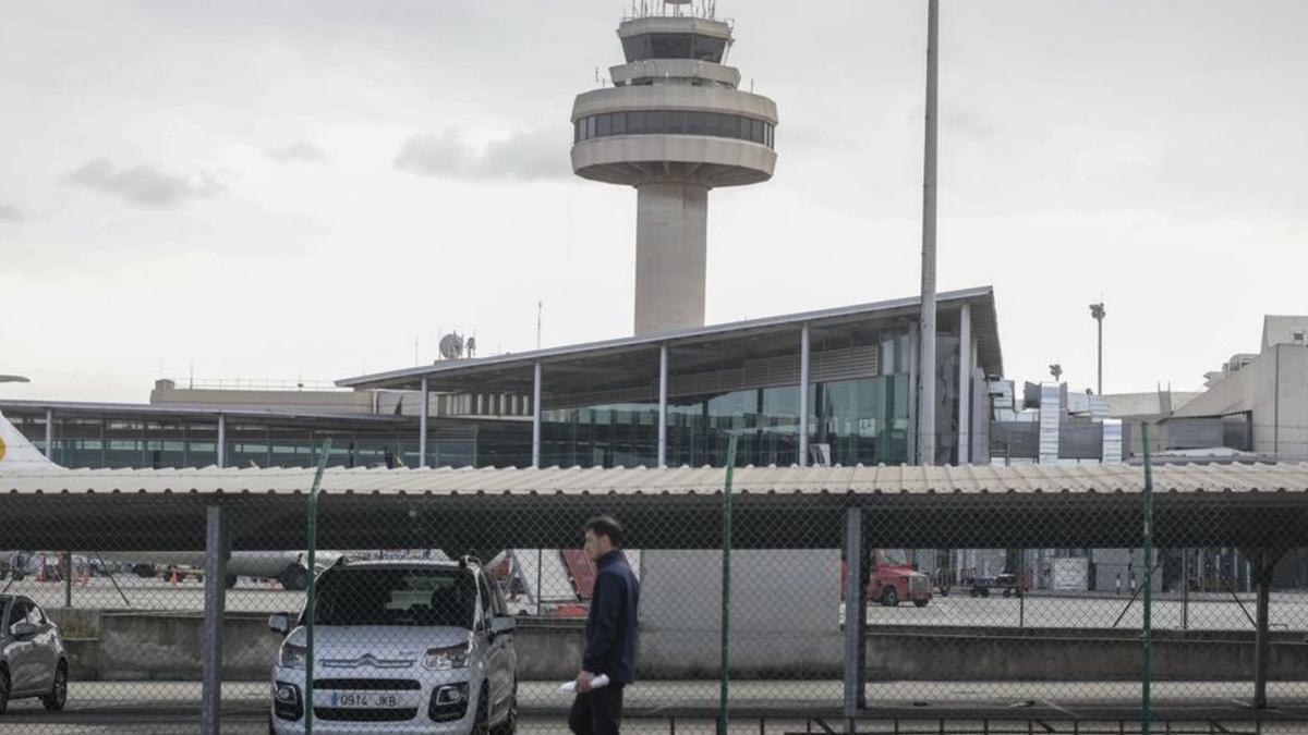 La torre de control del aeropuerto de Palma.