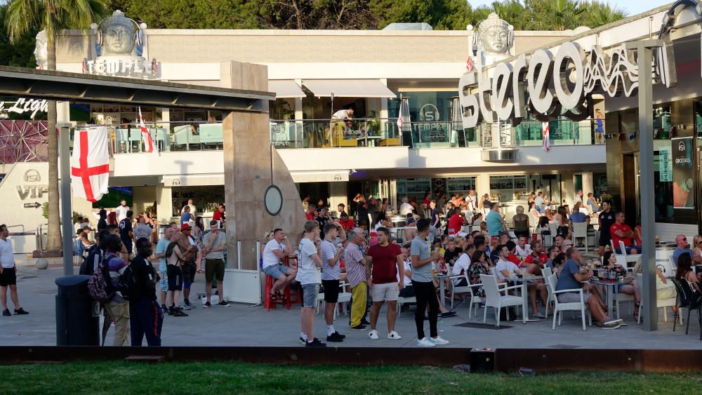 Magaluf se blinda contra los 'hooligans' ante el Inglaterra-Túnez