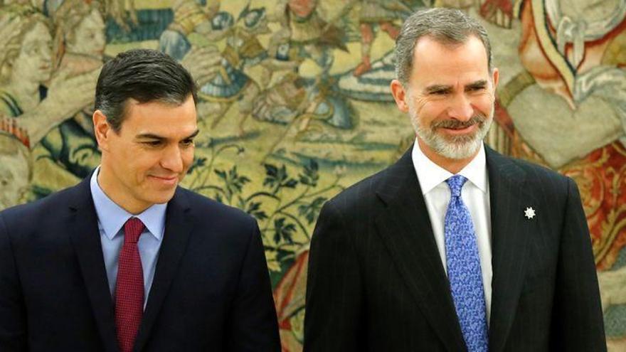 Sánchez promete por segunda vez ante el Rey el cargo de jefe del Gobierno