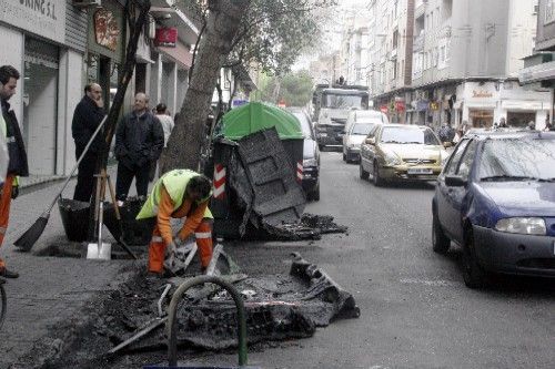 Vandalismo nocturno en Las Fuentes y Vadorrey