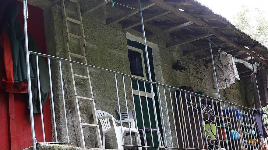 La casa de Baños donde residieron los últimos 4 años los líderes de Resistencia Galega