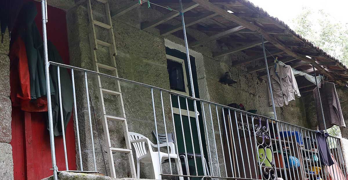 La casa de Baños donde residieron los últimos 4 años los líderes de Resistencia Galega