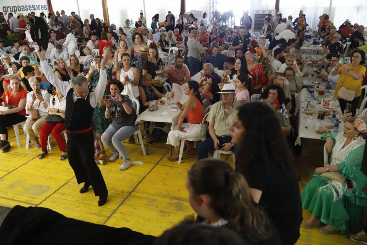 Acto de la Sociedad de San Vicente de Paúl en la Feria de Córdoba este miércoles.