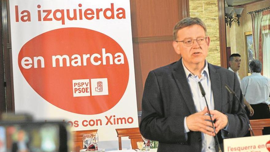 Ximo Puig libra su batalla con la campaña centrada en ganarse a las bases