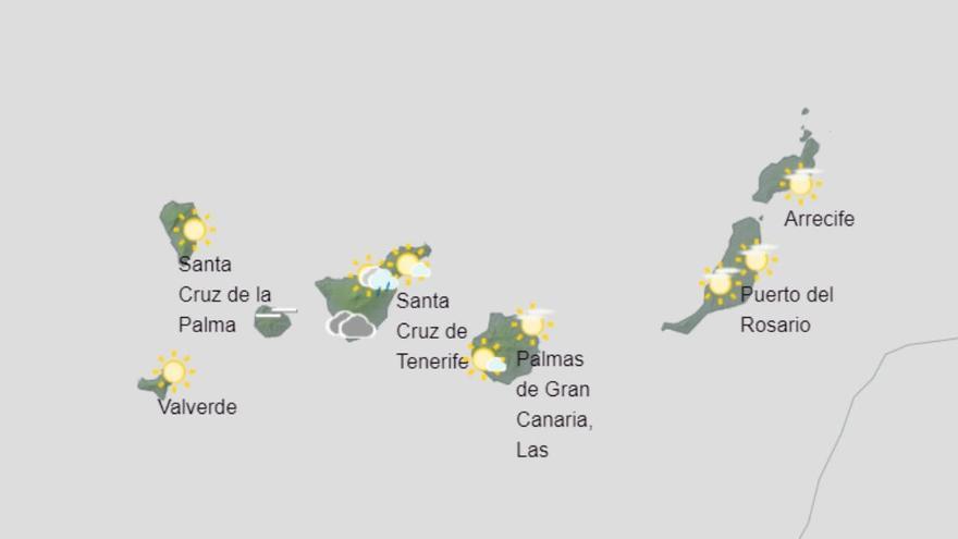 Posibles lluvias este domingo en el interior de Gran Canaria