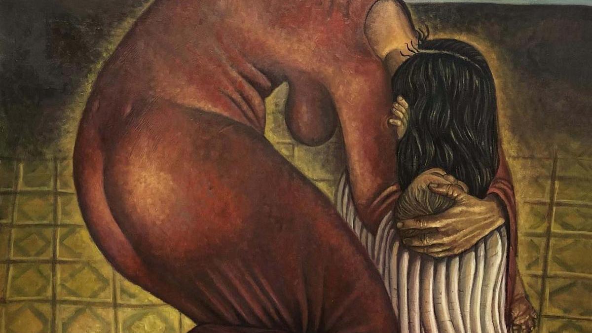 Una obra de la artista palestina Rania Amodi.