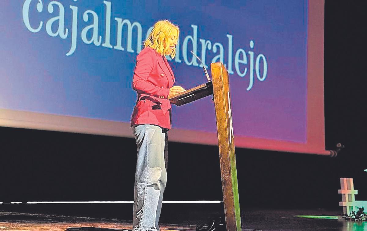 María Guardiola, durante su discurso de inauguración.