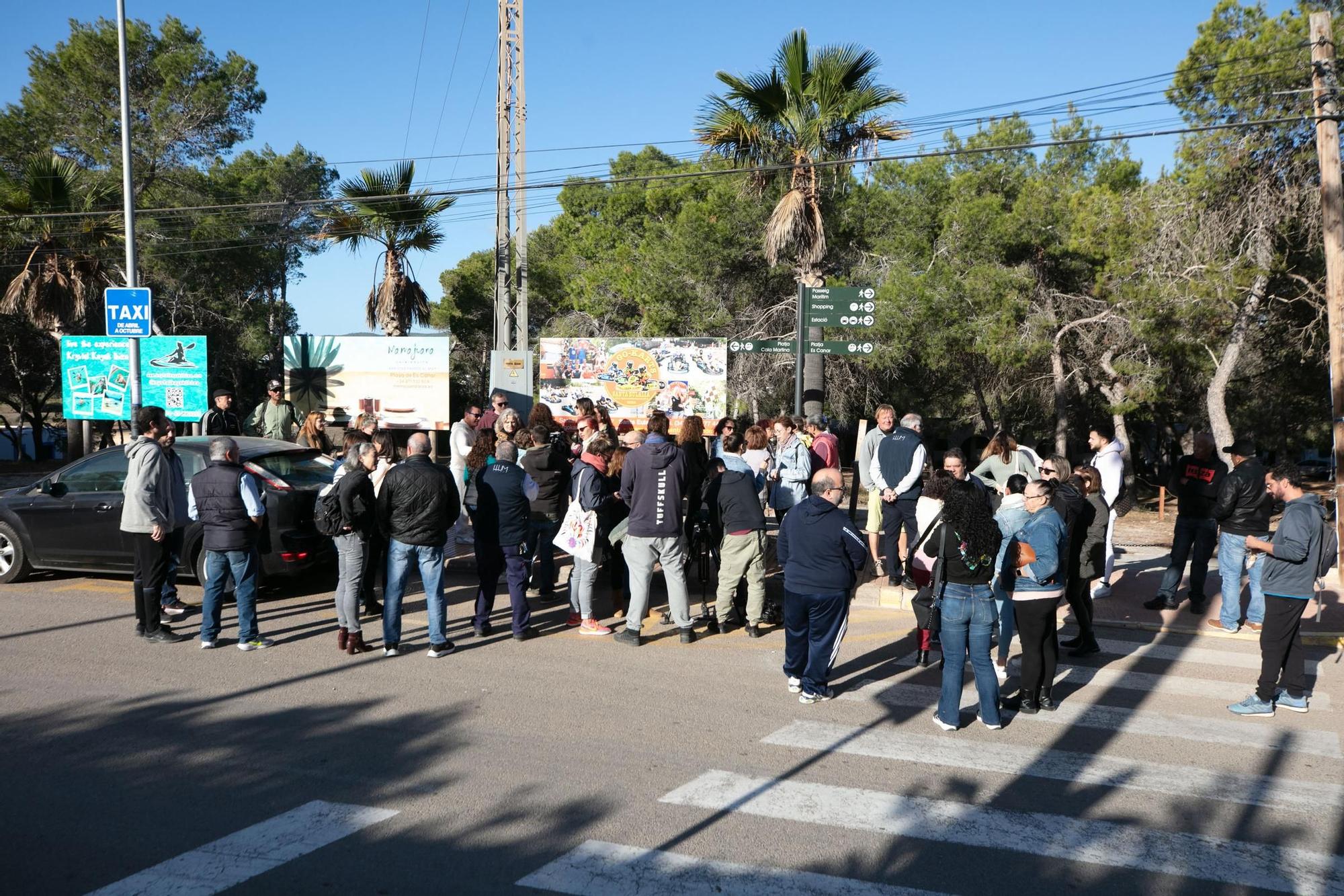 Mira aquí las imágenes de la protesta de trabajadores de hoteles en Ibiza