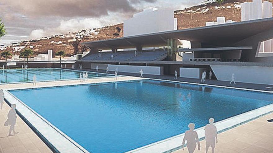 Infografía del proyecto del Centro Insular de Deportes Acuáticos de Tenerife (Cidac).