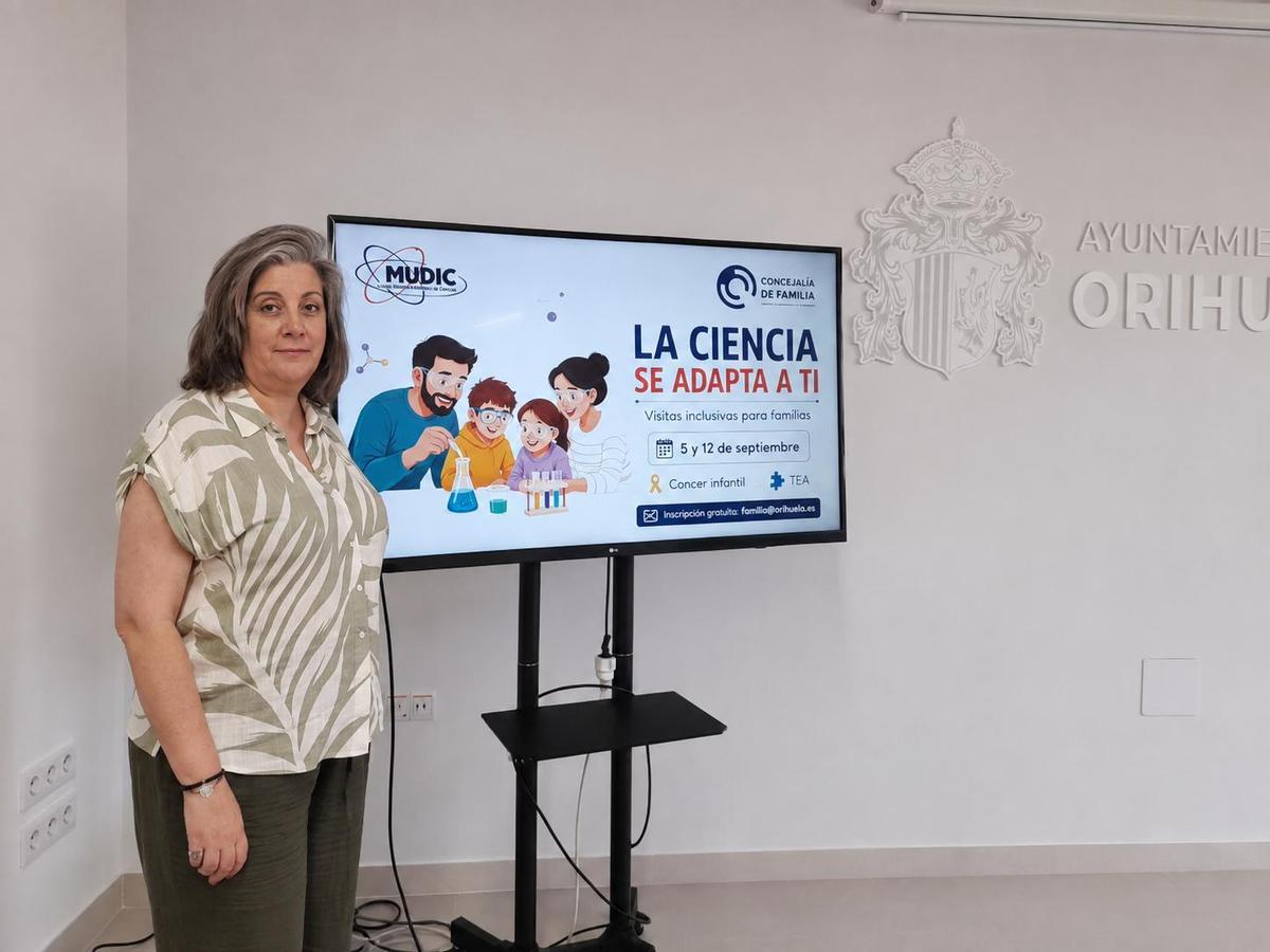 La concejala de Familia del Ayuntamiento de Orihuela, Mari Carmen Portugal