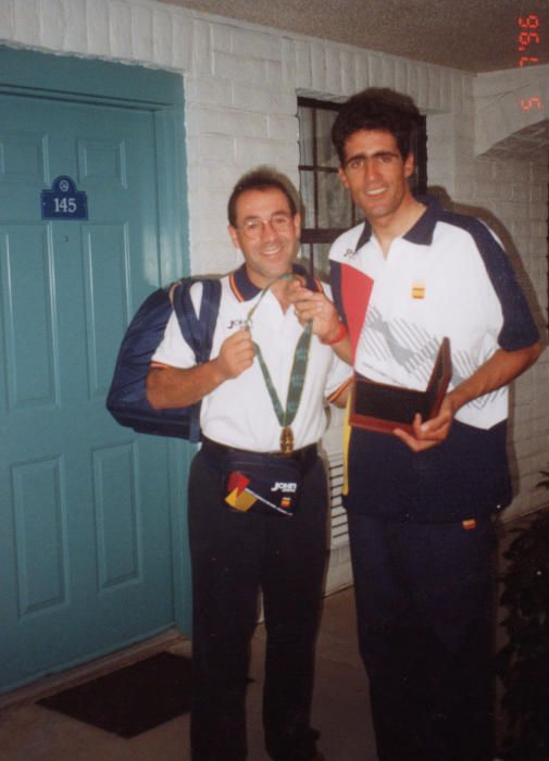 Con Indurain.