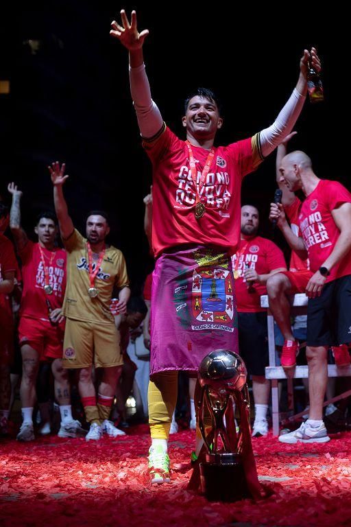 El Jimbee Cartagena celebra su segunda liga consecutiva