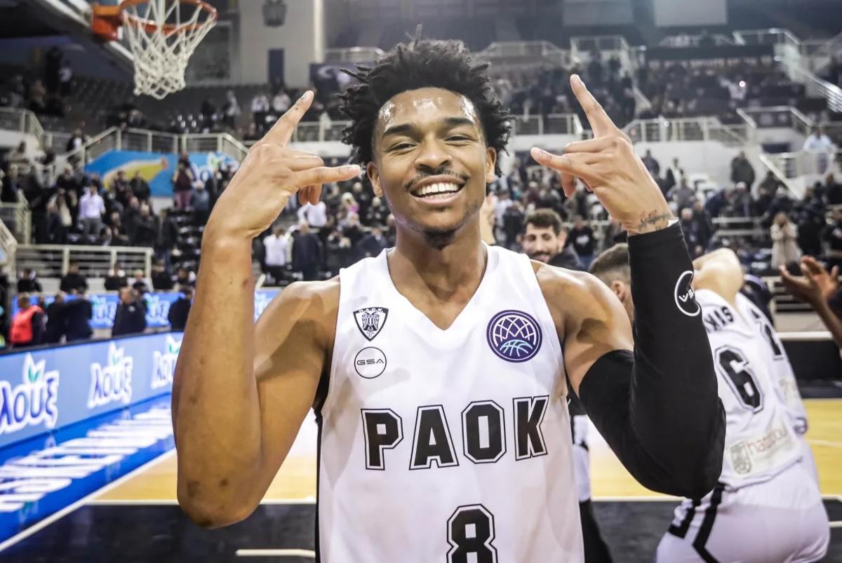 Jaylen Hands, con el PAOK de Salónica, en la Basketball Champions League.
