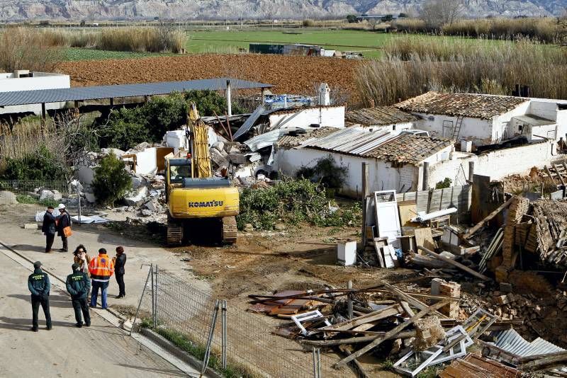 Fotogalería del desahucio de Alagón