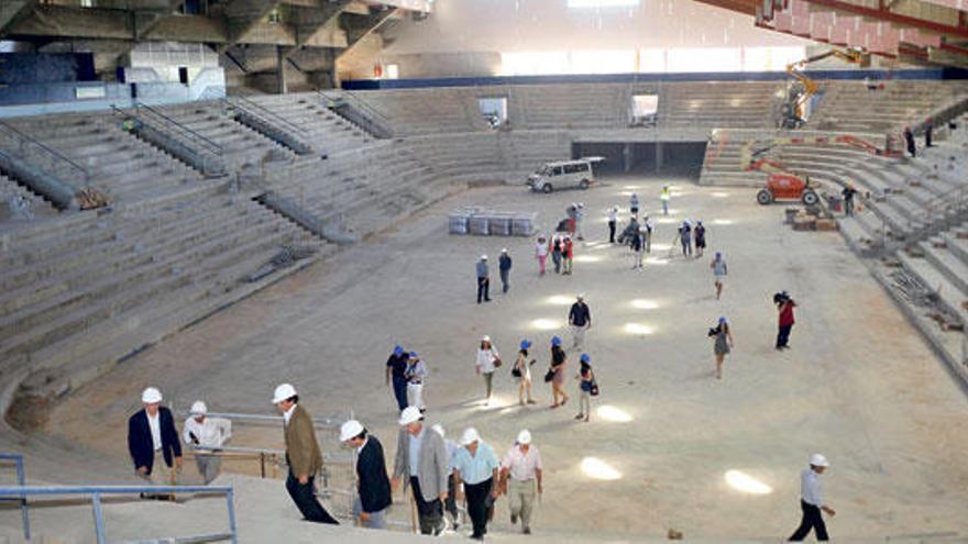 So sieht die Sporthalle momentan aus