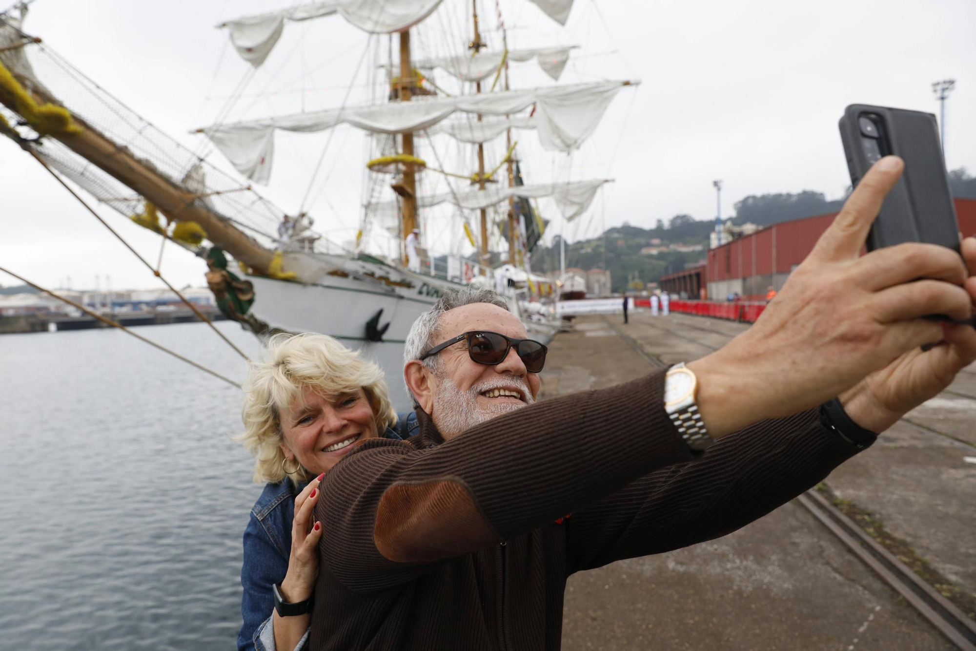 En imágenes: Así es el «Cuauhtémoc», el imponente barco de México que acaba de llegar a Gijón