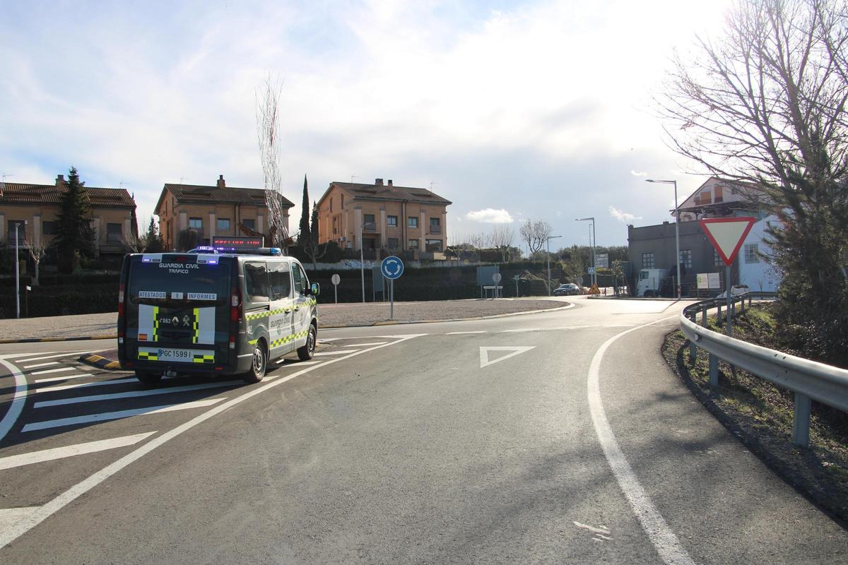 Una furgoneta de la Guardia Civil de Tráfico, en una imagen de archivo.