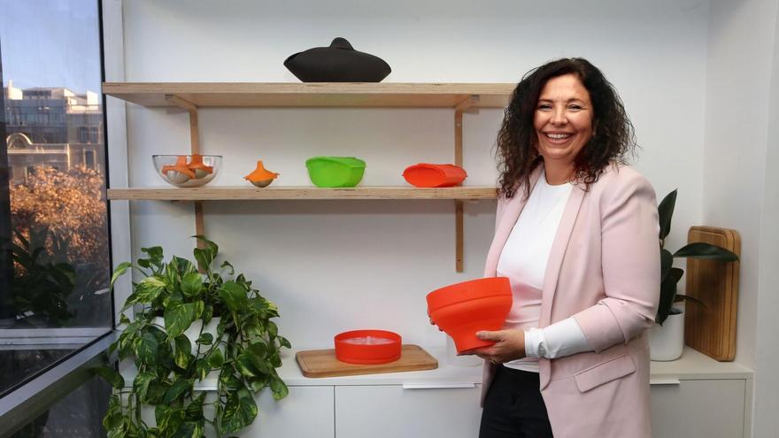 La nueva directora general de Lékué, Natalia Cabrera, en las oficinas de la empresa en Barcelona.