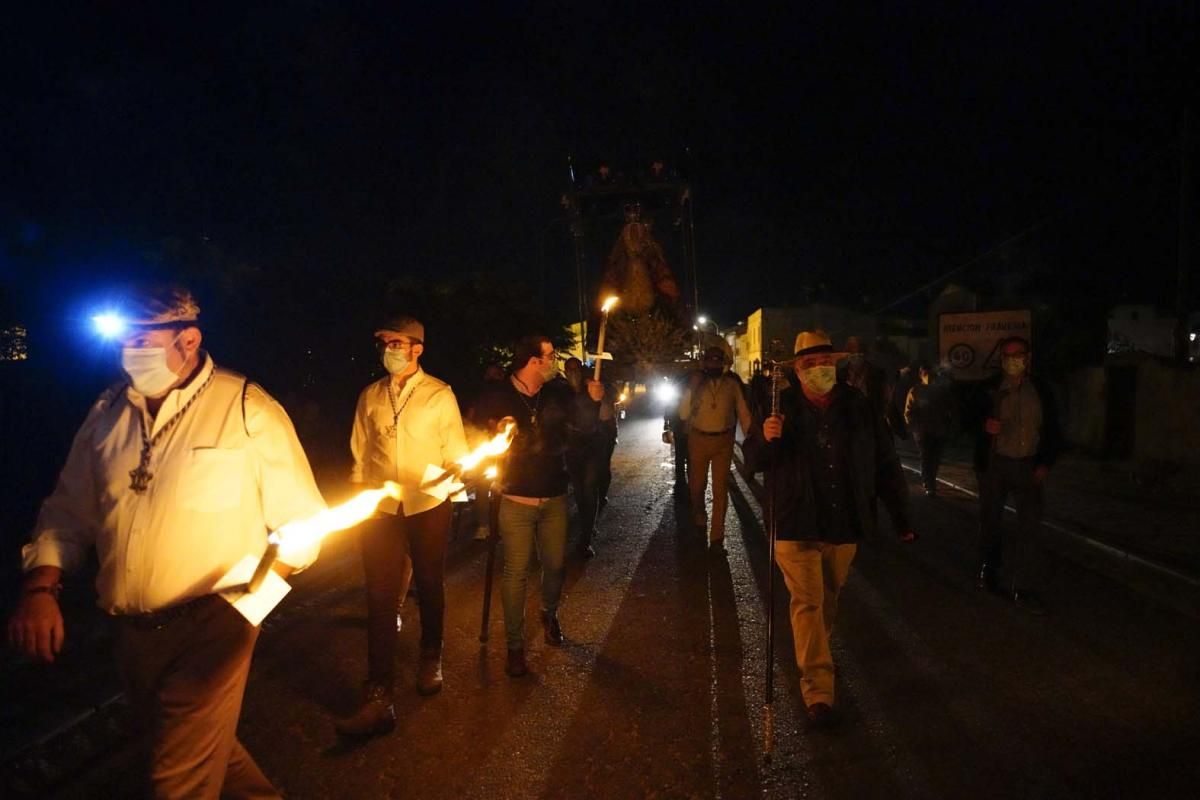 La Virgen de Luna regresa a su santuario desde Villanueva de Córdoba