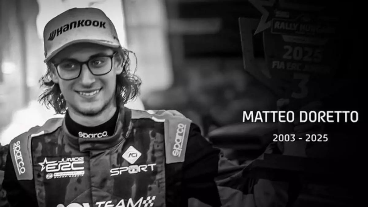 Muere la joven promesa Matteo Doretto, mientras preparaba el Rally de Polonia