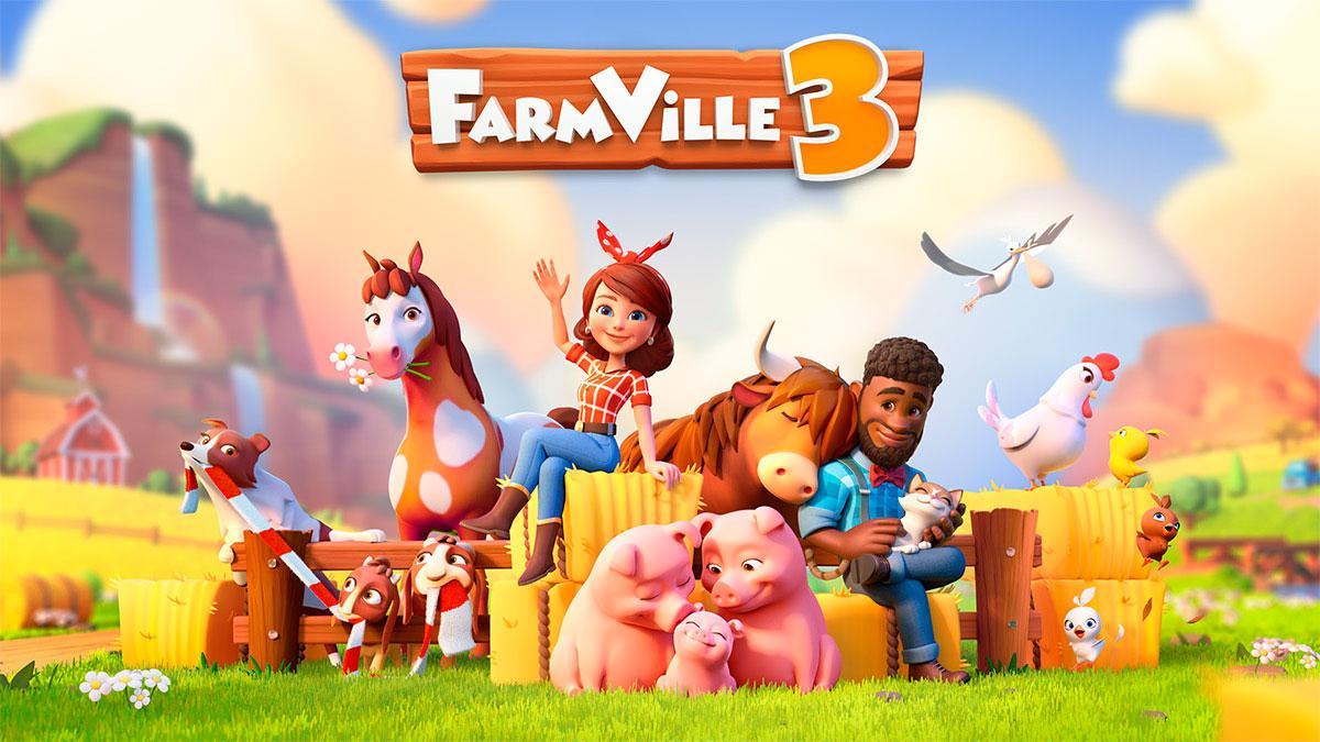 'FarmVille 3' regresa con un mundo lleno de personajes y animales de granja.