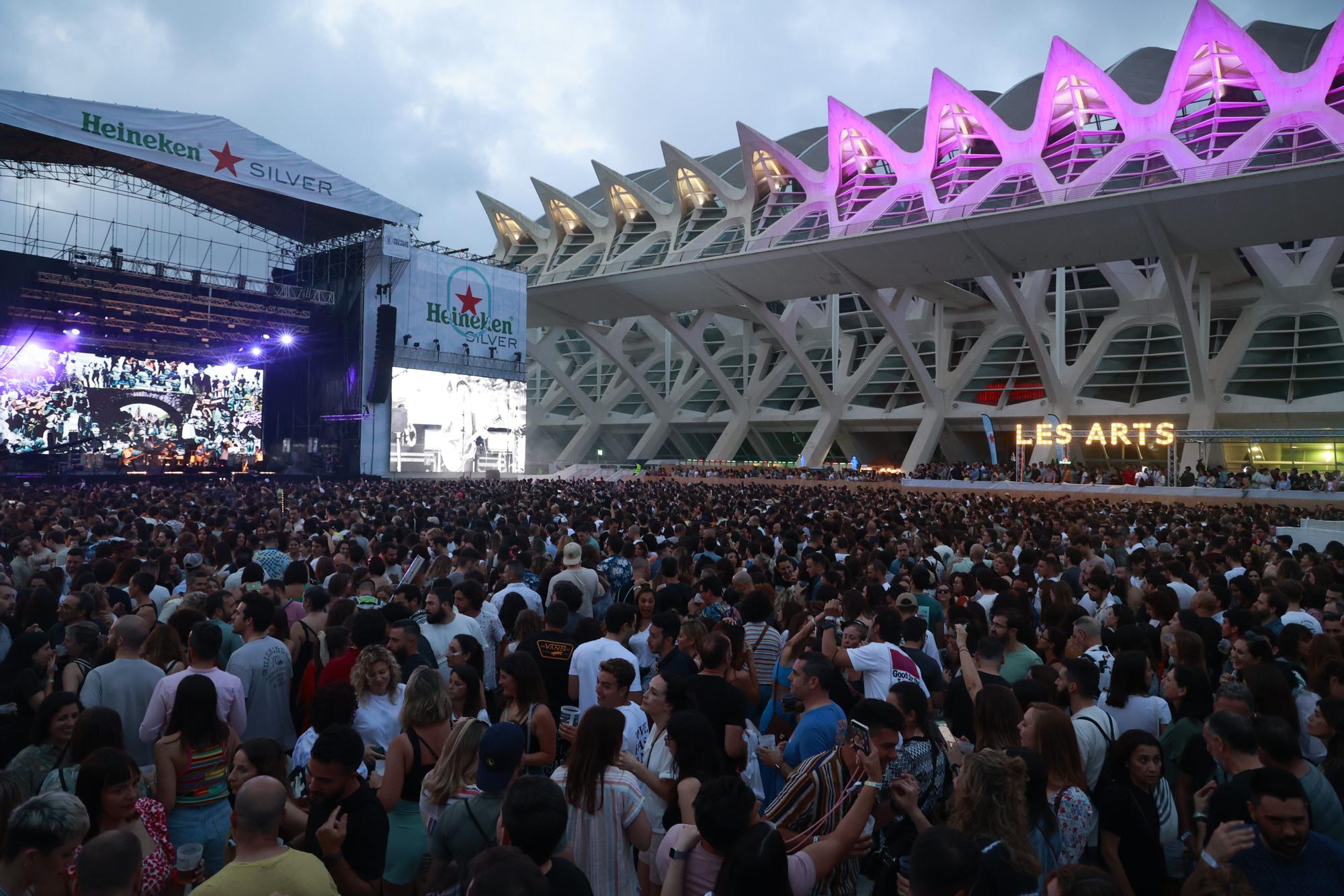 Así se viven los conciertos y los festivales en la Ciutat de les Arts