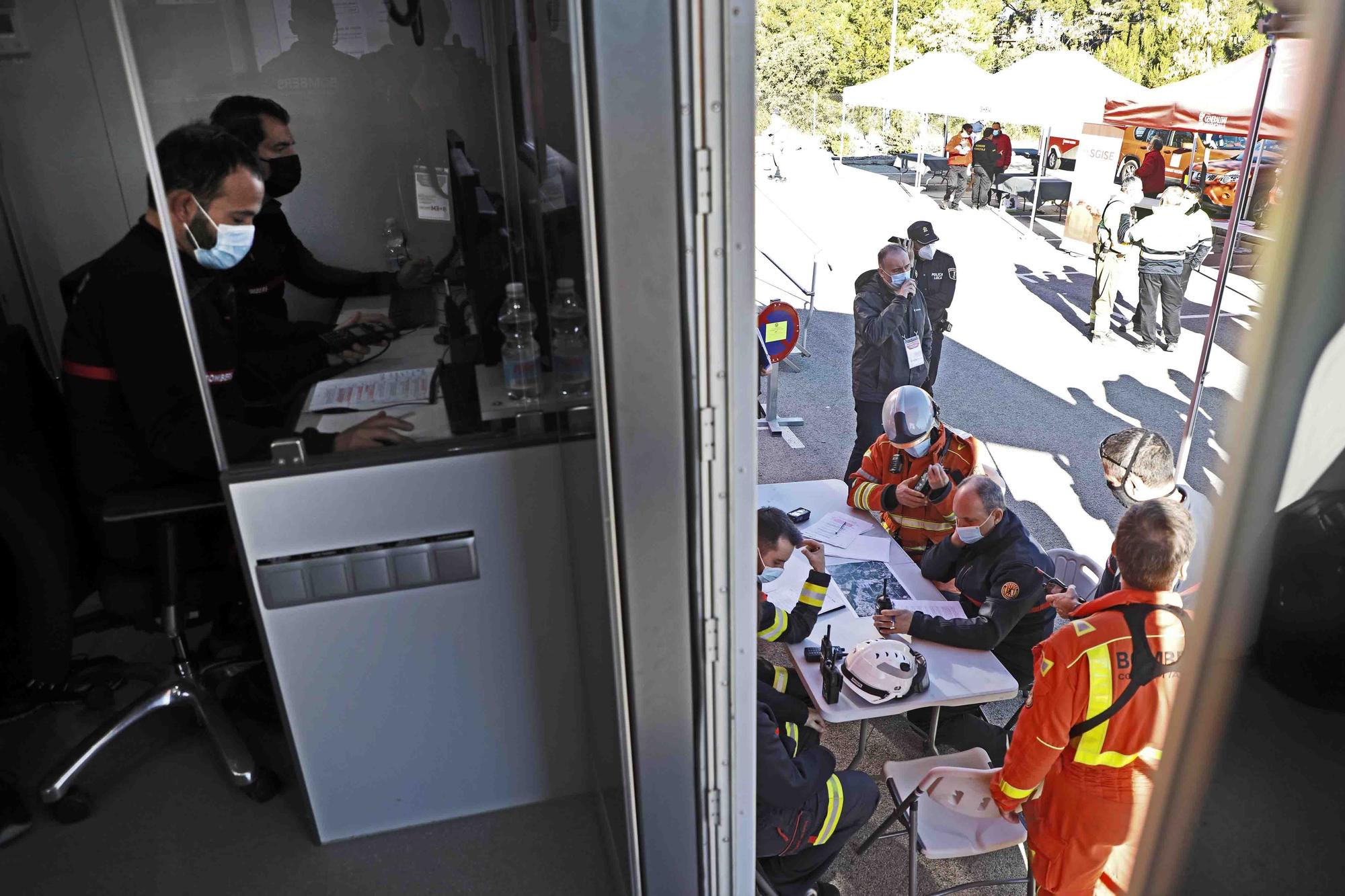 Simulacro planta potabilizadora de Manises