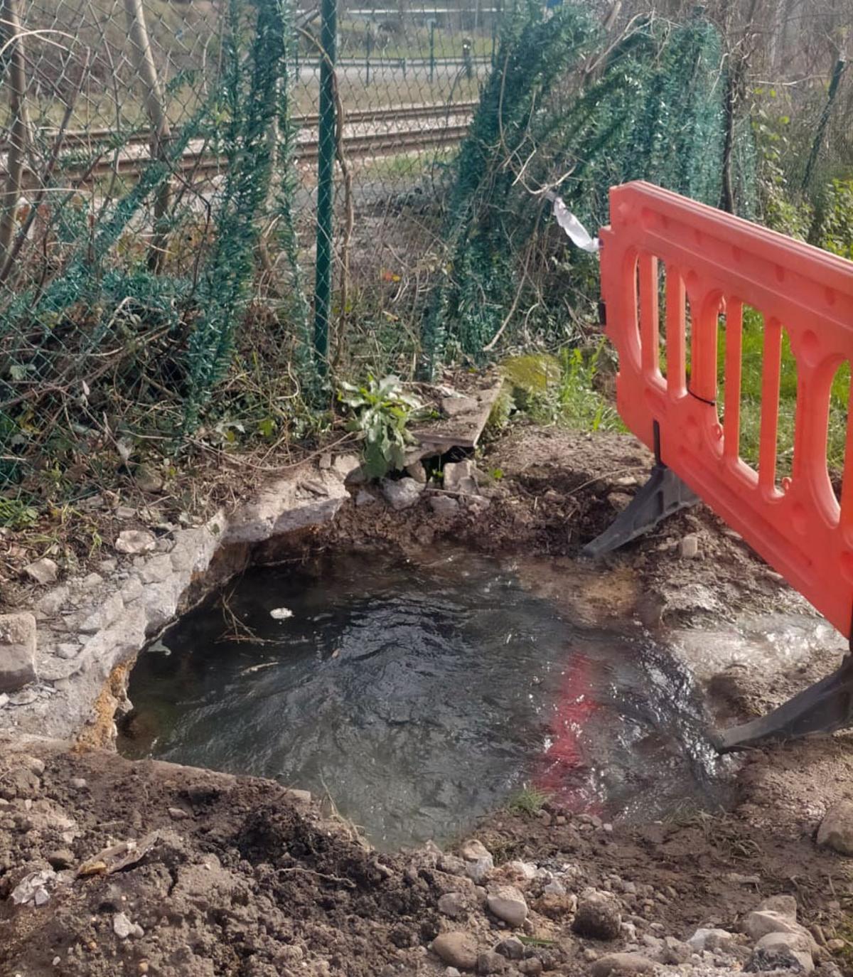 La avería de agua en Noreña