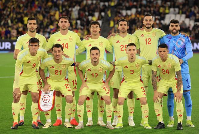 Selección Española. España - Colombia. Partido amistoso, en imágenes
