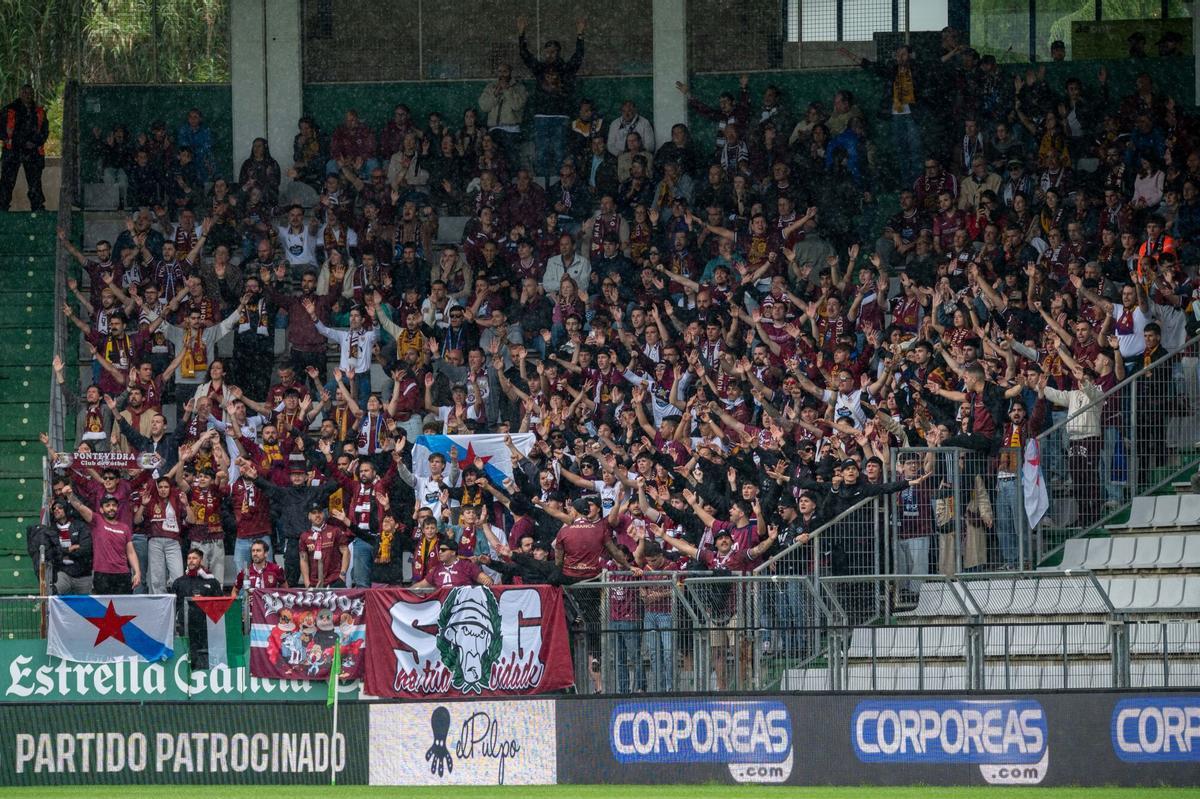 Los desplazados a Ferrol en la última jornada.