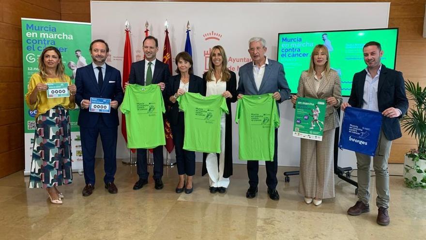 Marcha solidaria para apoyar la investigación contra el cáncer el 12 de noviembre en Murcia