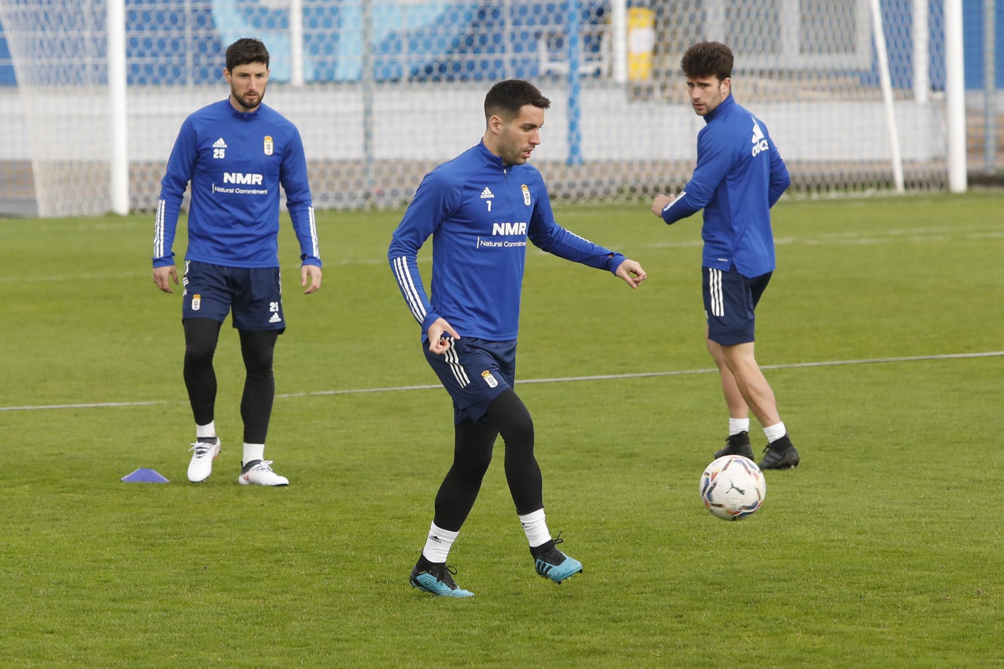 El entrenamiento del Oviedo