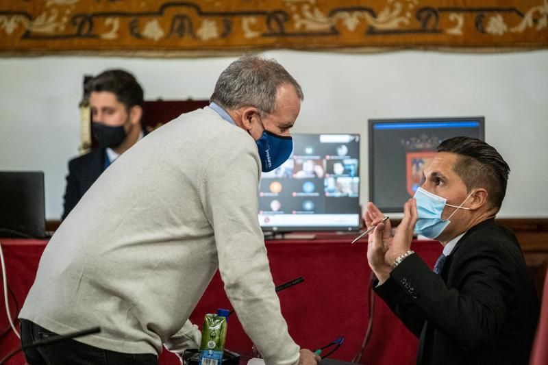 Pleno de presupuestos del Ayuntamiento de La Laguna.