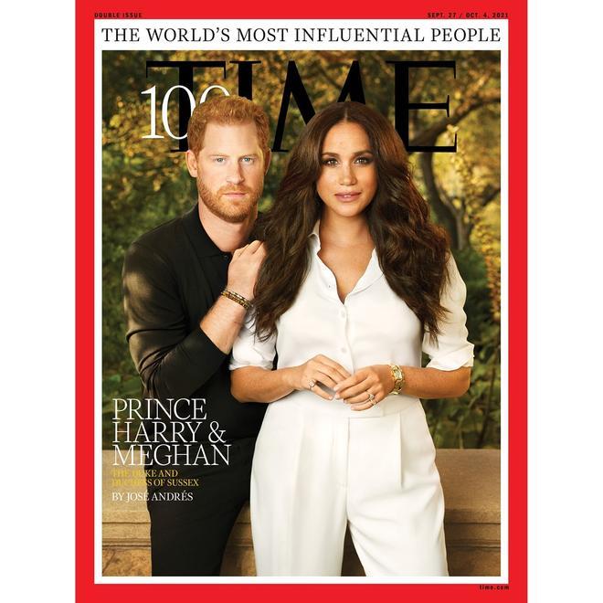 Portada de Time con Meghan Markle y el príncipe Harry